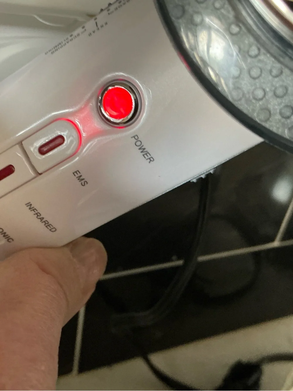 Ultrasonic three-in-one massage beauty device ultrasound/infrared physiotherapy